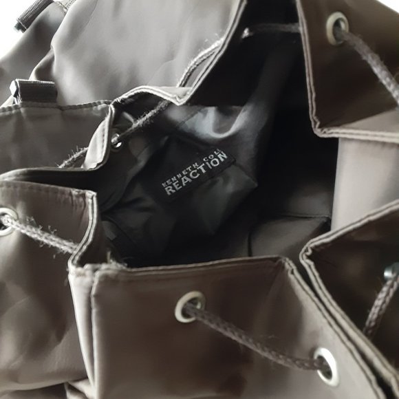 Kenneth Cole Backpack Brown Large - Picture 7 of 12